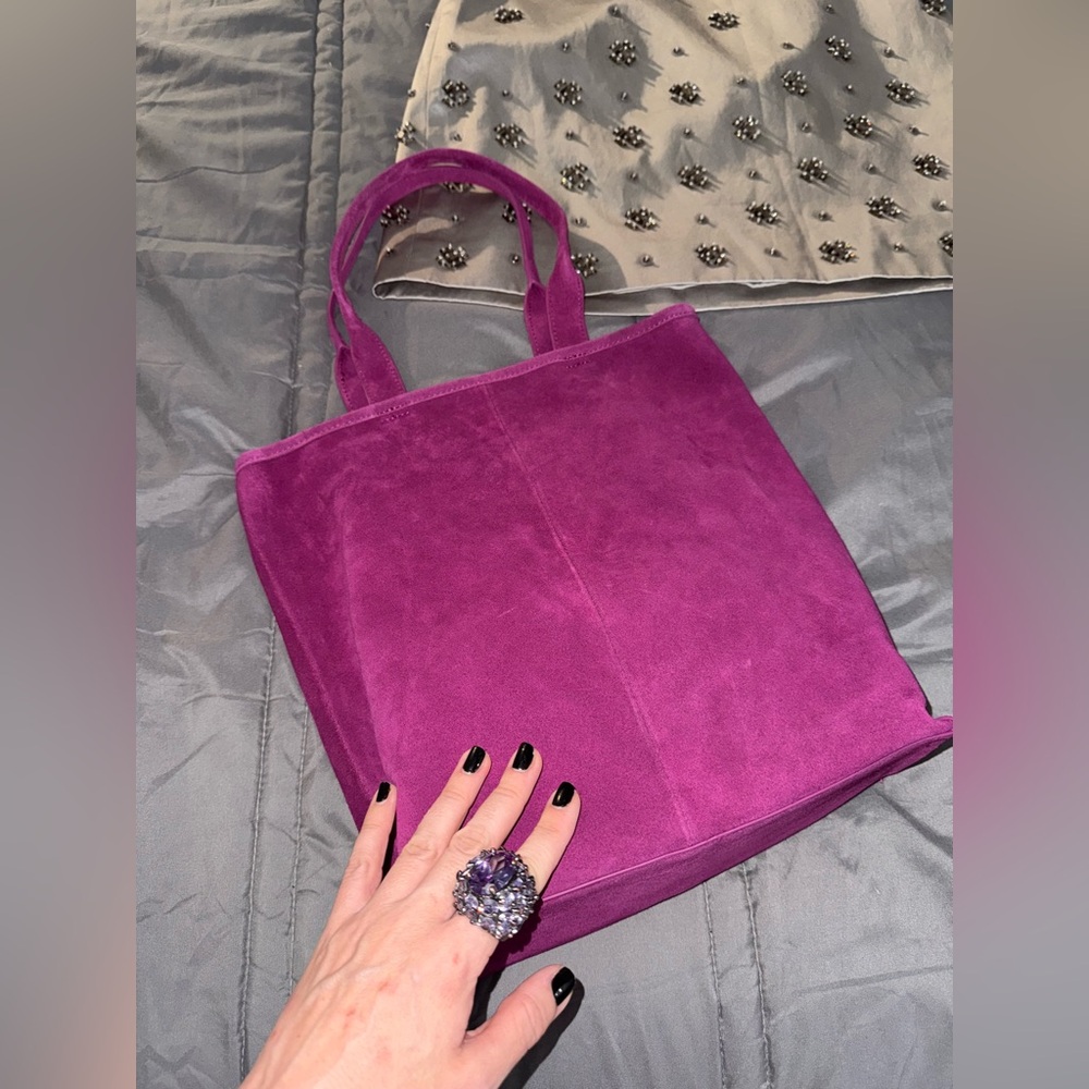 Zara Leather Shopper Bag - Women